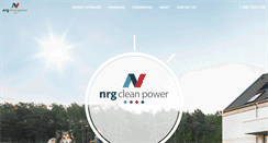 Desktop Screenshot of nrgcleanpower.com